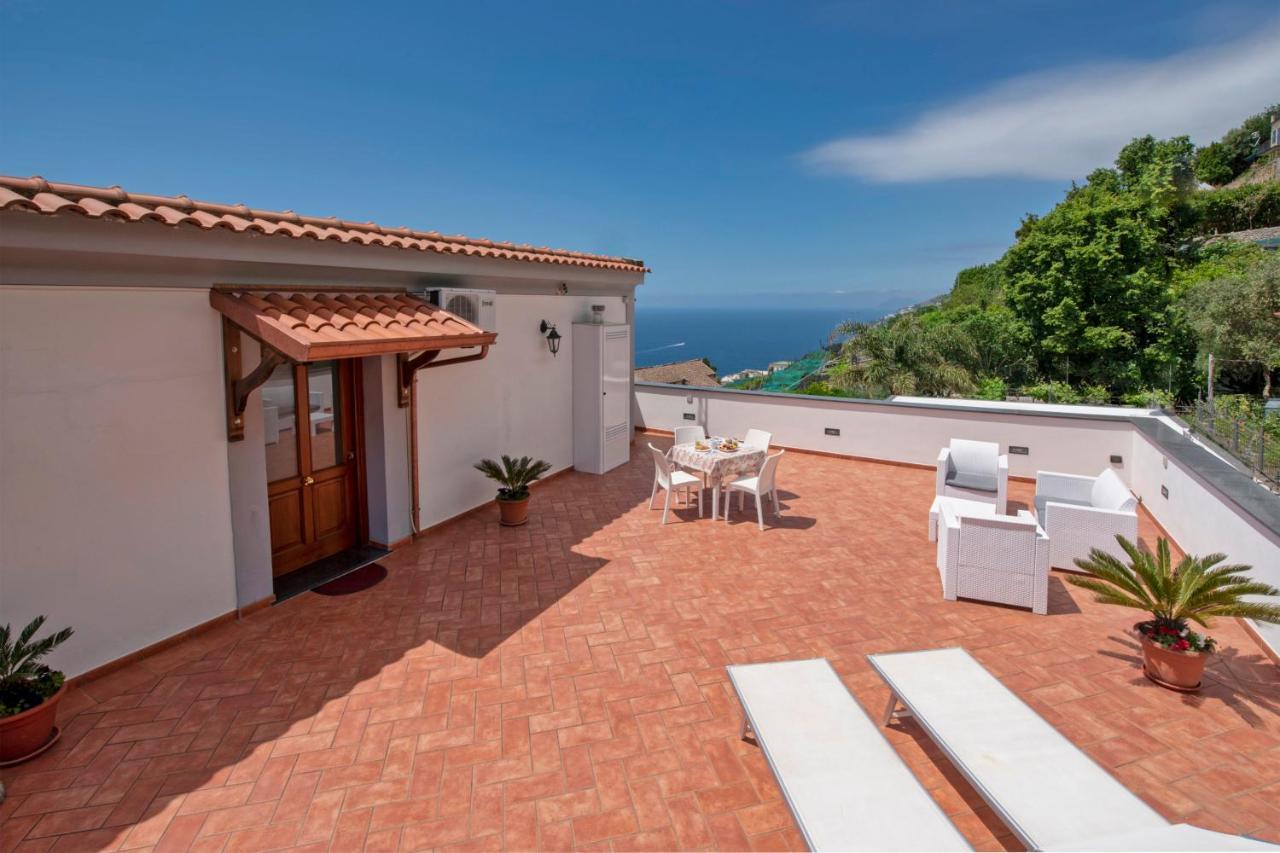 Casa Serena With Sea View Conca dei Marini Zewnętrze zdjęcie